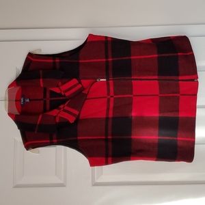 Red and Black Light, Zippered Vest